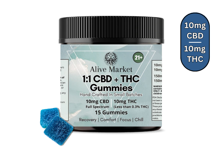 CBD THC Gummies, For Recreational Buzz